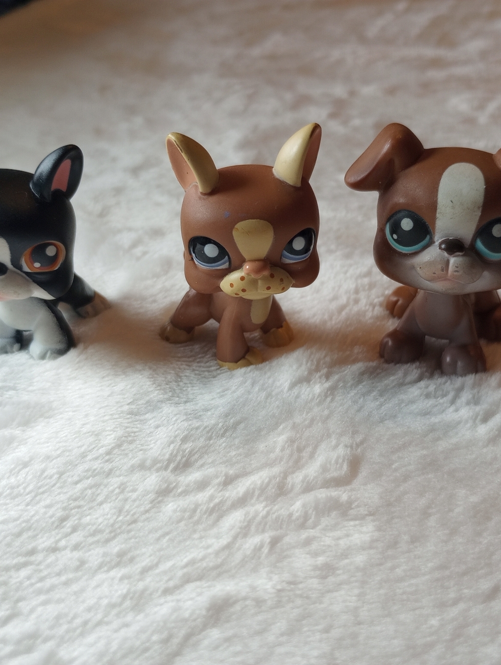 Littlest Pet Shop 63 Boston Terrier 1789 Boxer Dog 83 LPS Hasbro Y2k Miniatures - Picture 2 of 3